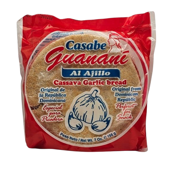 Casabe al ajillo guananí 700 gr.