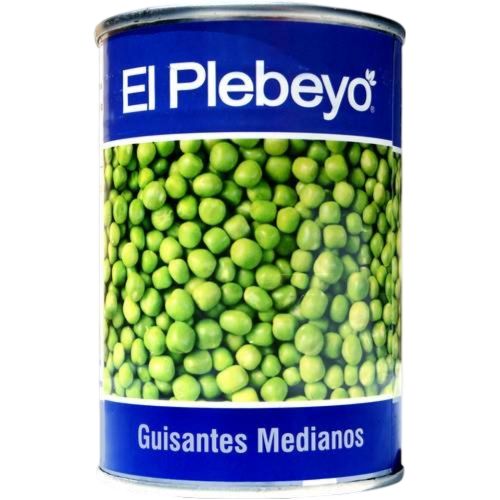 Guisantes en lata El Plebeyo
