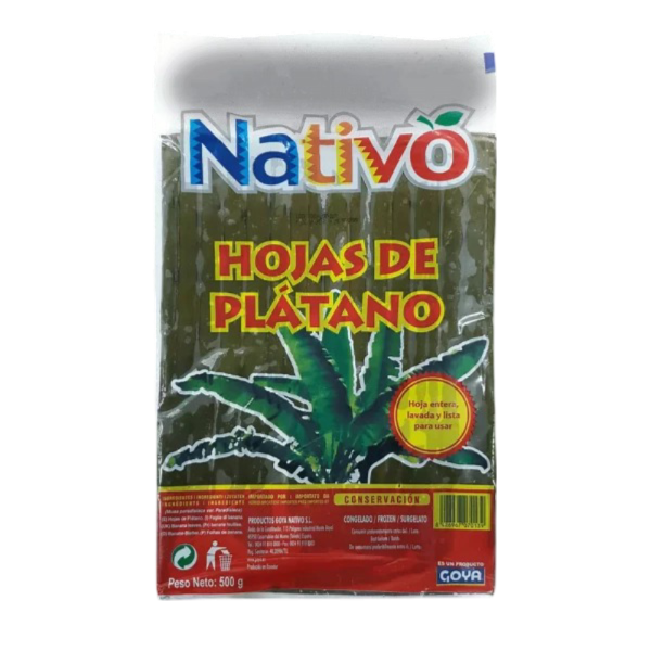 Hojas de plátano nativo