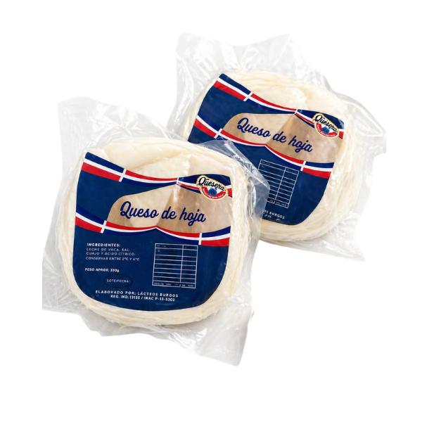 Comprar queso de hoja Quisqueya, queso de hoja dominicano