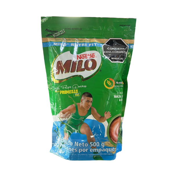 Comprar Milo en bolsa 500g.